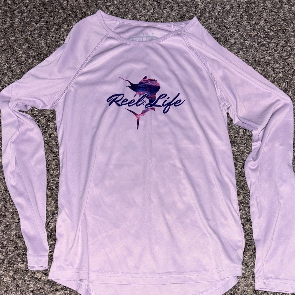 Reel Life Kids Long Sleeve Tee - Purple